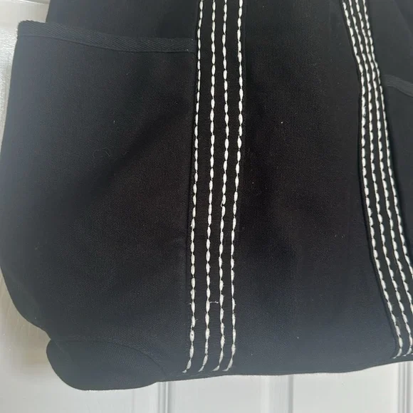 Freepeople Caravan Tote Black and White - Picture 3 of 12